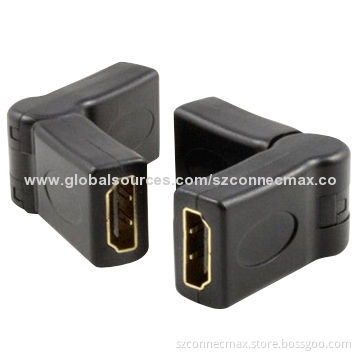 180&deg HDMI Female to HDMI Female Adapters, Flexible Connection at Any Angle